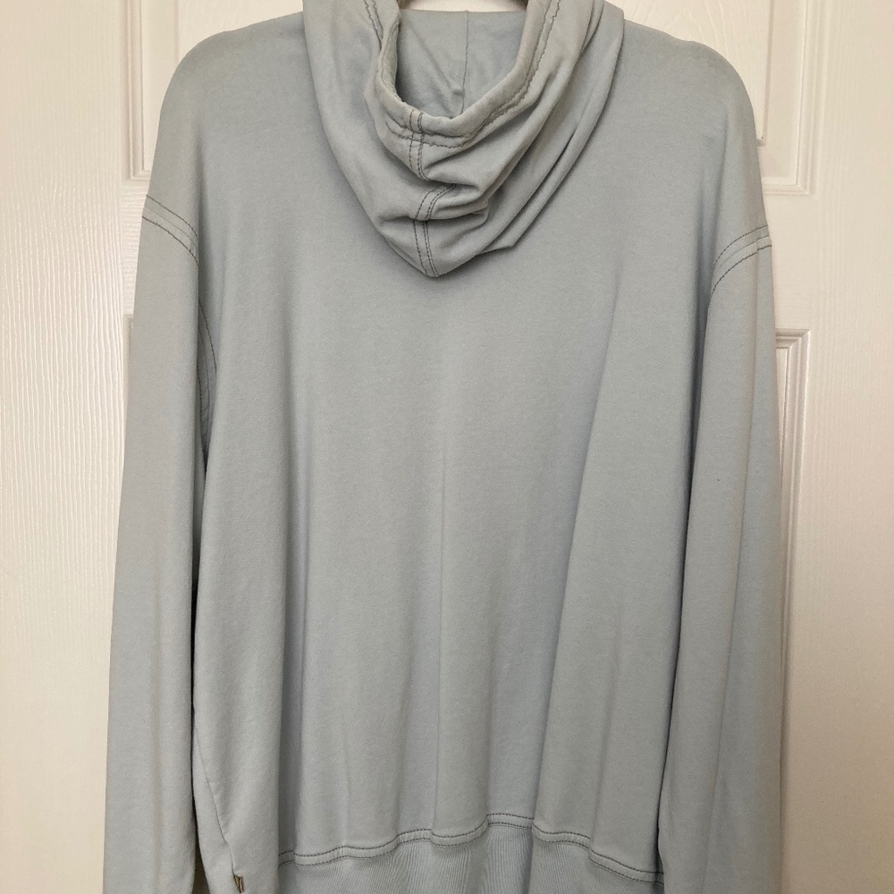 True Grit men’s long sleeve lightweight hoodie size XL light blue - Picture 2 of 6